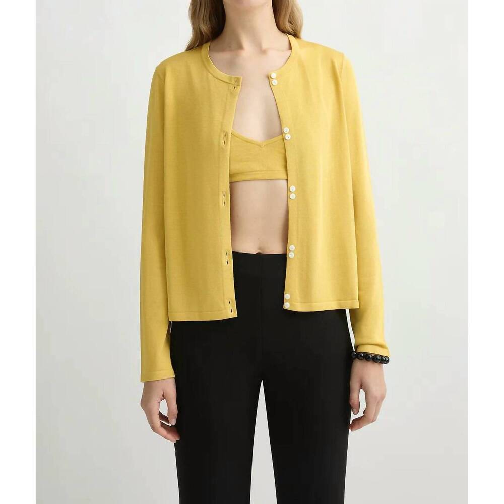 NEW POSSE rae knitted cardigan in honey